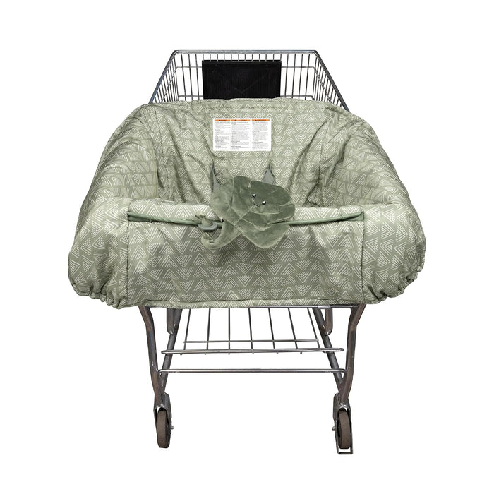 Boppy Shopping Cart And High Chair Cover, Happy green leaf