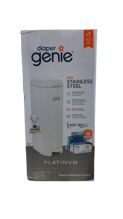 Shop Diaper Genie Platinum Diaper Pail, White at GoodBuy Gear