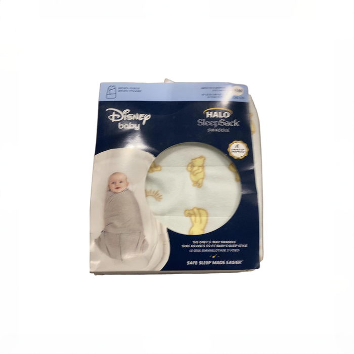 Shop Halo Micro-Fleece Swaddle, Newborn, Sunshine Winnie at GoodBuy Gear
