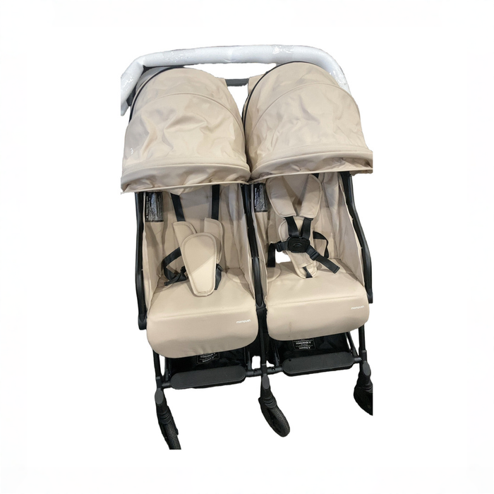 Shop Mompush Lithe Double Stroller, 2026, Khaki at GoodBuy Gear