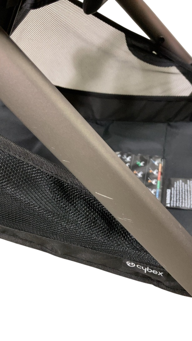 Shop Cybex Gazelle S Modular Stroller, 2024, Moon Black, Taupe Frame at GoodBuy Gear