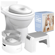 Shop Jool Baby On My Own 3-Piece Potty Training Kit, White/Grey at GoodBuy Gear