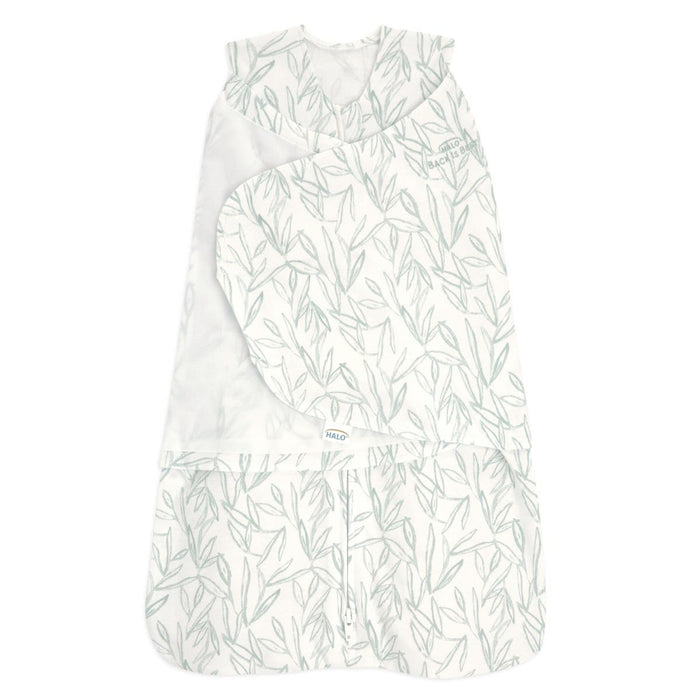 Shop Halo SleepSack Swaddle, Small, Green Leaves at GoodBuy Gear