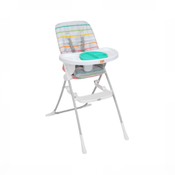 Shop Bright Starts Dine Delight Compact Folding High Chair with 3-Section Plate, Playful Paradise at GoodBuy Gear