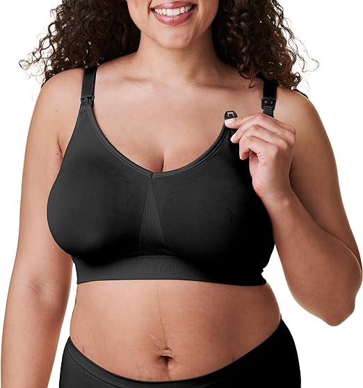 Bravado Body Silk Seamless Nursing Bra, L, Black