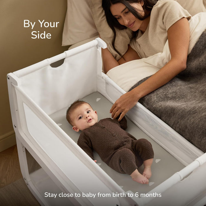 Snuz SnuzPod5 Bedside Bassinet, White