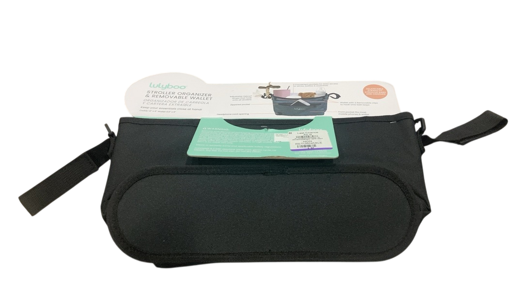 Shop Lulyboo Stroller Organizer with Clip On Removable Wallet, Black at GoodBuy Gear