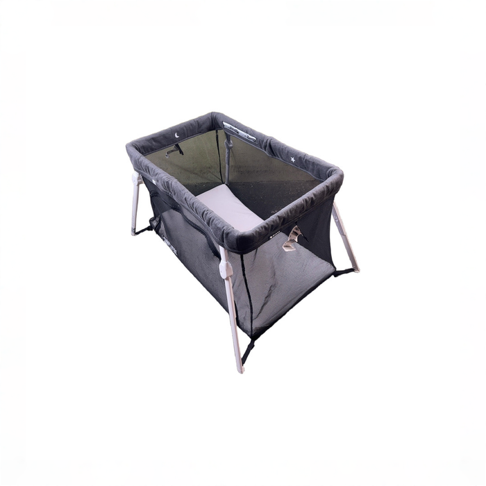 Shop Guava Family Lotus Travel Crib and Play Yard, Grey at GoodBuy Gear