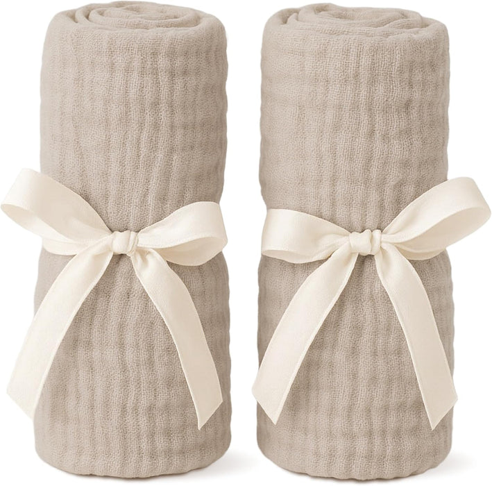 Newton 2 Pack Sheets For Bassinet, Sandstone