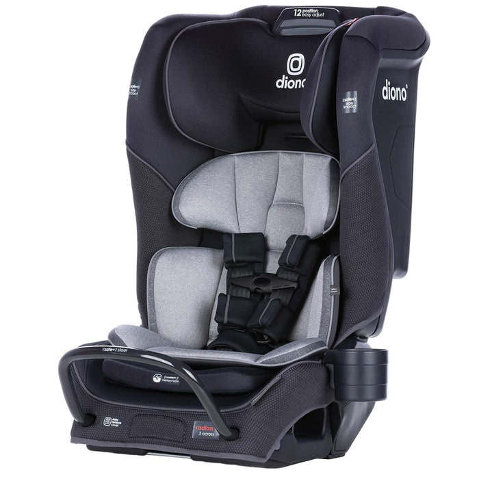 Diono Radian 3QX Convertible Car Seat, 2023, Black Jet