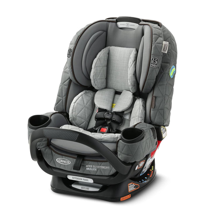Graco Premier 4Ever DLX Extend2Fit SnugLock 4-in-1 Car Seat featuring Anti-Rebound Bar, 2024, Midtown Collection