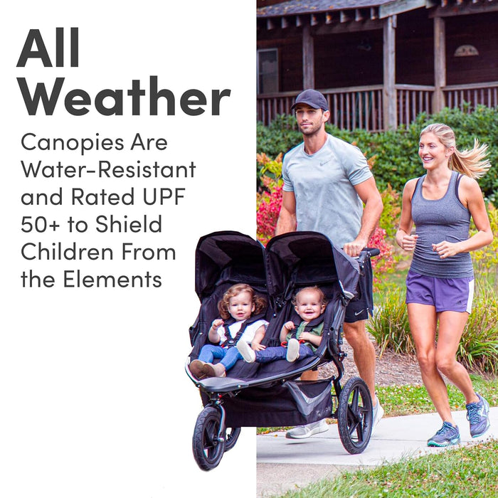 BOB Revolution Flex 3.0 Duallie Stroller, Graphite Black, 2025