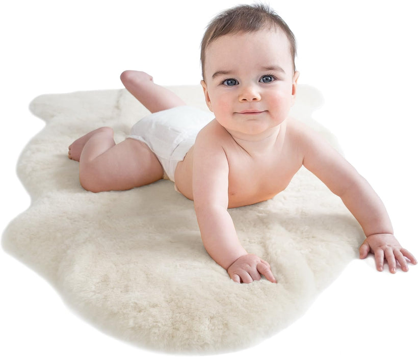 Woolino 100% Natural Australian Lambskin, ivory