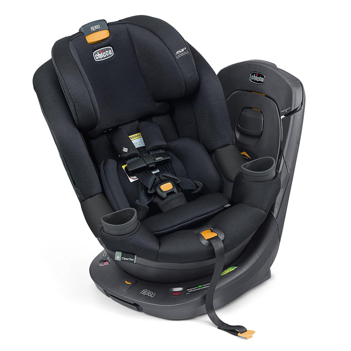 Chicco Fit360 Cleartex Rotating Convertible Car Seat, Black, 2025, Base Model