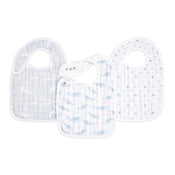 Shop Aden + Anais Muslin Snap Bibs (3 Pack), Oceanic at GoodBuy Gear
