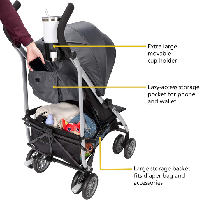 Safety 1st Step Lite Compact Stroller, 2024, Greyhound