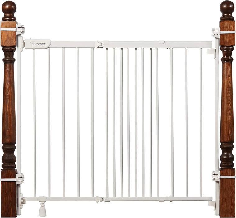 Summer Infant Metal Banister And Stair Safety Gate, White