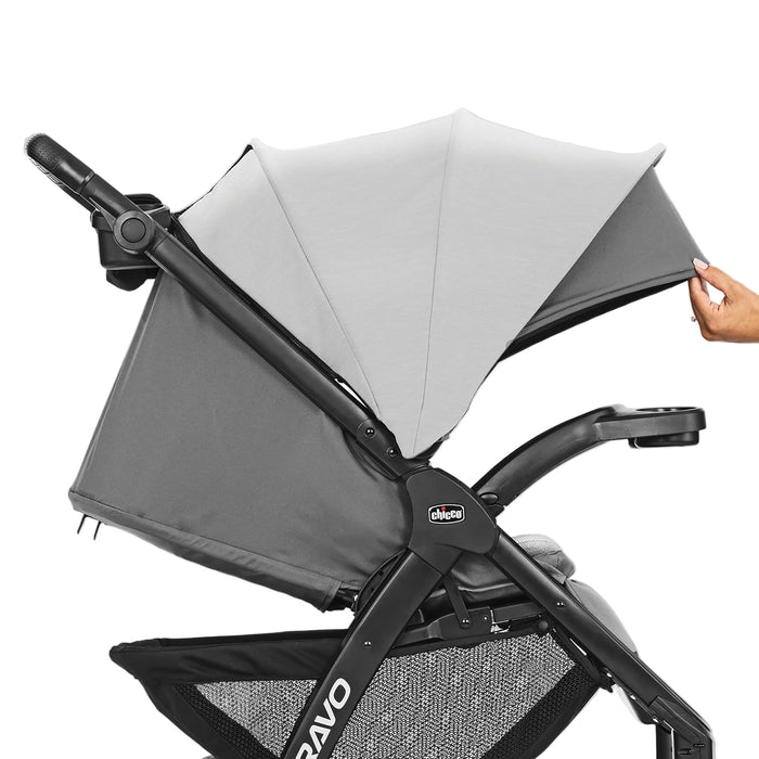 Chicco Bravo LE Stroller, Pewter, 2025
