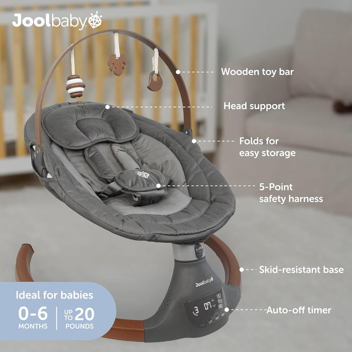 Jool Nova Nature Baby Swing, Slate
