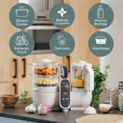 Shop Babymoov Duo Meal Station Food Maker, Mineral Beige at GoodBuy Gear