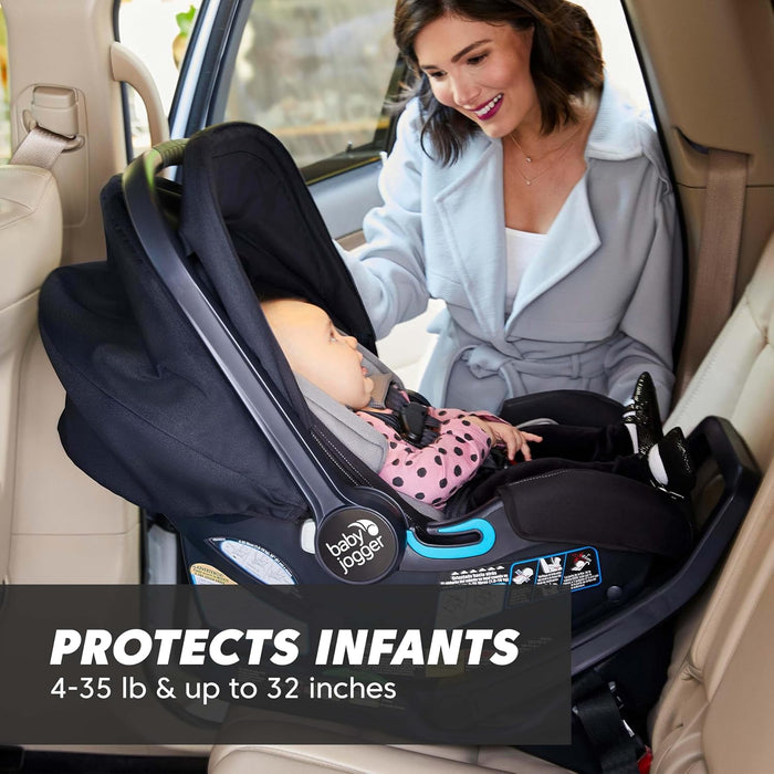 Shop Baby Jogger City GO 2 Infant Car Seat, 2022, Lunar Black at GoodBuy Gear