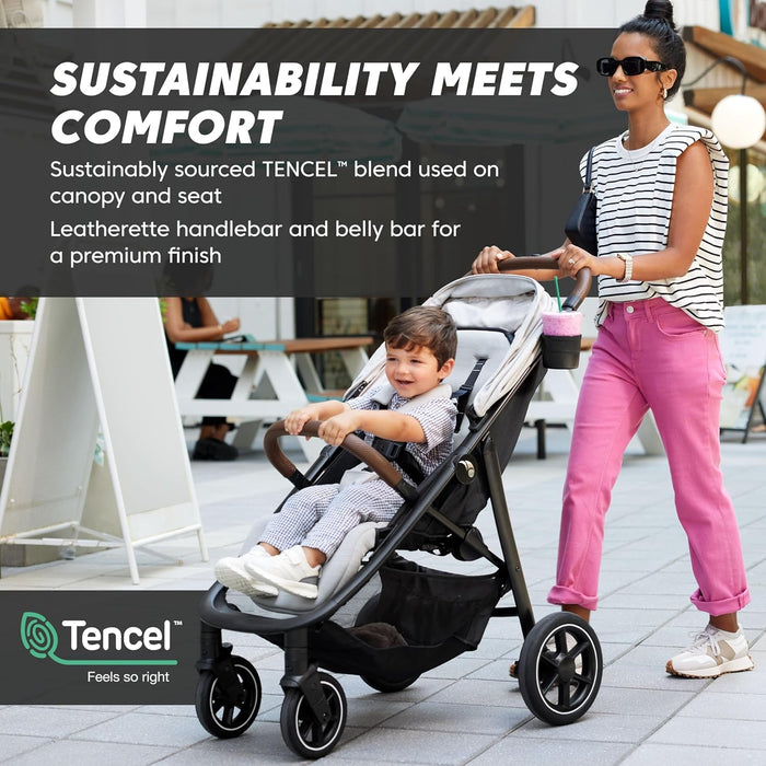 Baby Jogger City Mini GT3 Stroller, 2025, Frosted Ivory