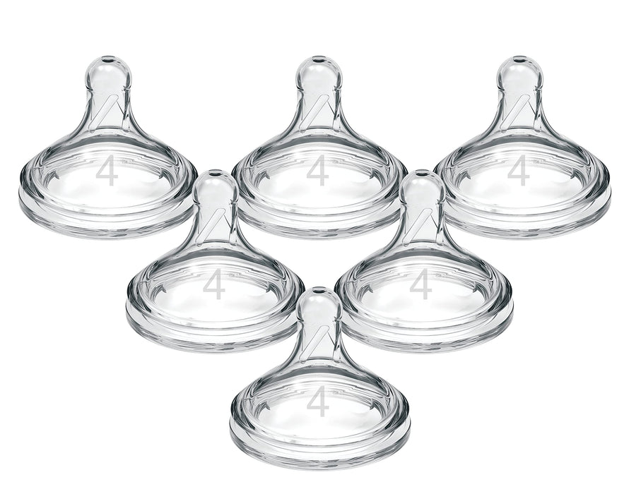 Shop Dr. Brown's Natural Flow Baby Bottle Nipples 6 Pack, Fast Flow, Level 4, Wide-neck at GoodBuy Gear
