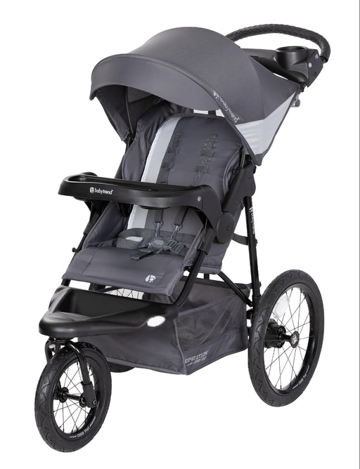 Shop Baby Trend Zero Flat Jogger with LED Lights, 2025, Dash Grey at GoodBuy Gear