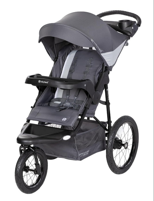 Shop Baby Trend Zero Flat Jogger with LED Lights, 2025, Dash Grey at GoodBuy Gear
