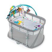 Baby Einstein Kick & Snooze 3-in-1 Foldable Playard, Grey
