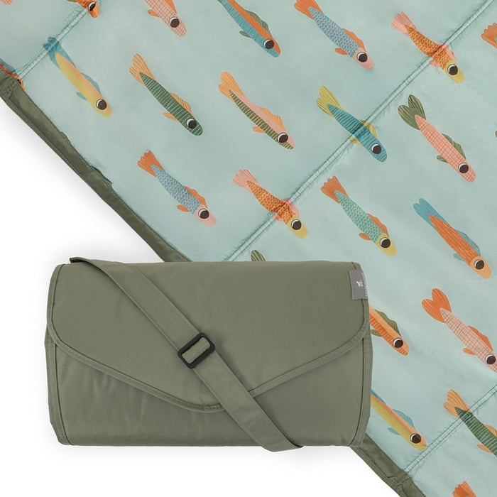 Little Unicorn 5 x 7 Outdoor Blanket, Minnow pond