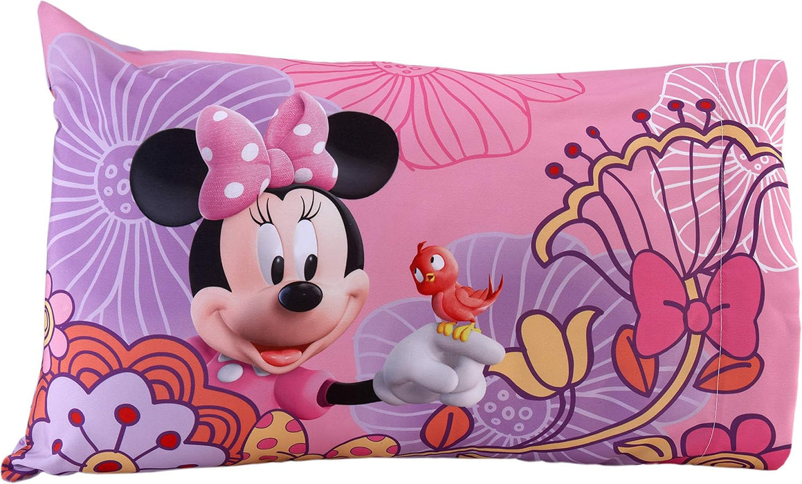 Nojo 4 Piece Toddler Bed Set, Fluttery Friends