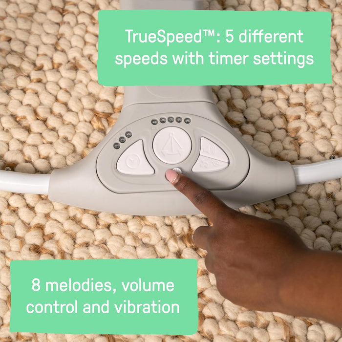 Ingenuity Every Season Swing 'n Go Portable Swing, Chambray