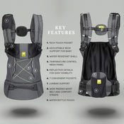 Shop Lillebaby Pursuit All Seasons Baby Carrier, Graphite at GoodBuy Gear