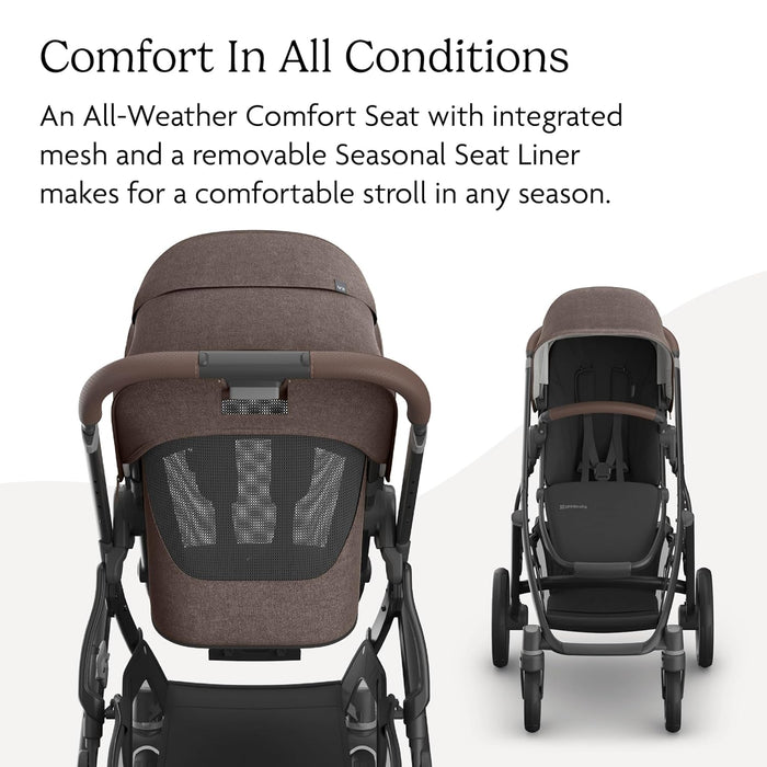 UPPAbaby Vista V3 Stroller, 2025, Owen (Mocha Melange)