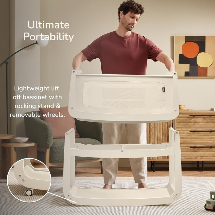 Snuz SnuzPod5 Bedside Bassinet, Cashmere