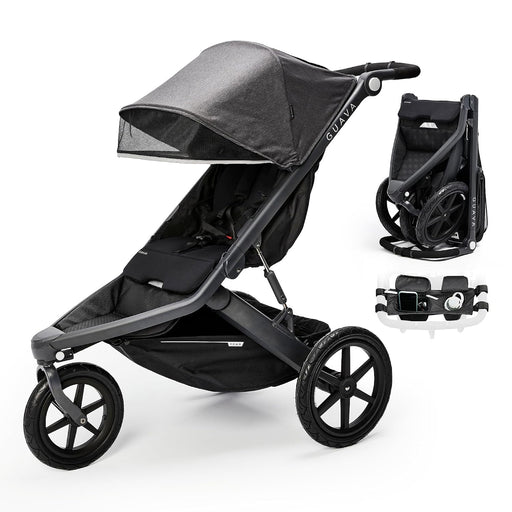 Shop Guava Family Roam Crossover Stroller, 2026, Charcoal/Grey at GoodBuy Gear