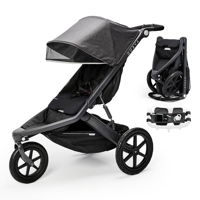 Shop Guava Family Roam Crossover Stroller, 2026, Charcoal/Grey at GoodBuy Gear