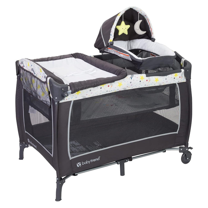 Shop Baby Trend Lil Snooze Deluxe II Nursery Center, Twinkle Twinkle Little Moon at GoodBuy Gear