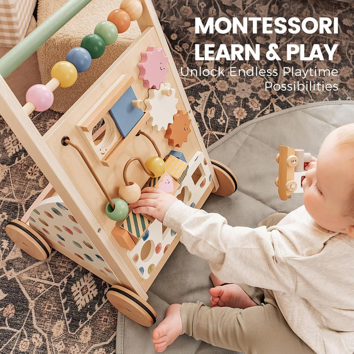 Tiny Land Push Baby Walker, Morandi
