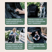 Shop Colugo Compact Stroller+, 2025, Black/Black at GoodBuy Gear