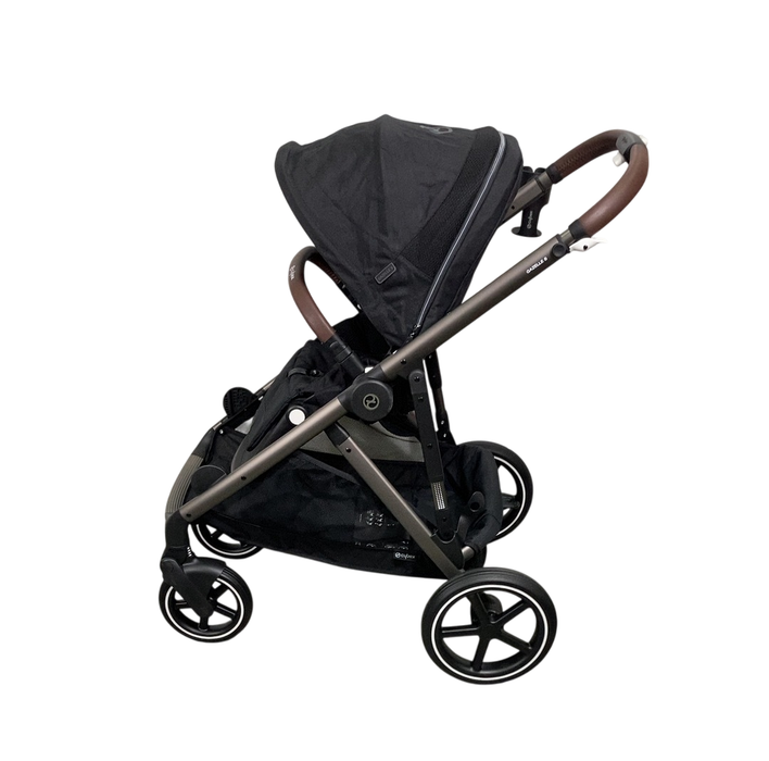 Shop Cybex Gazelle S Modular Stroller, 2024, Moon Black, Taupe Frame at GoodBuy Gear