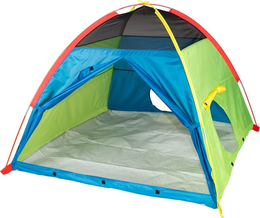 Pacific Play Tents Super-Duper 4-Kid Play Tent, Blue/Green/Red/Yellow
