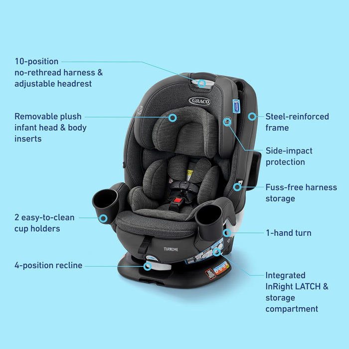 Graco Turn2Me 3-in-1 Rotating Car Seat, 2026, Manchester