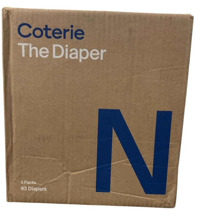 Shop Coterie Newborn Diapers, NB (<10lb|<4.5kg), 93 Count at GoodBuy Gear