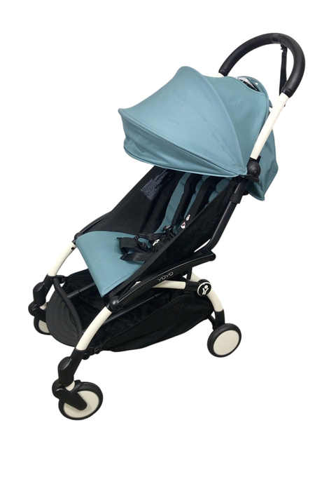 Shop Stokke YOYO3 Complete Stroller, 2024, Aqua, White at GoodBuy Gear