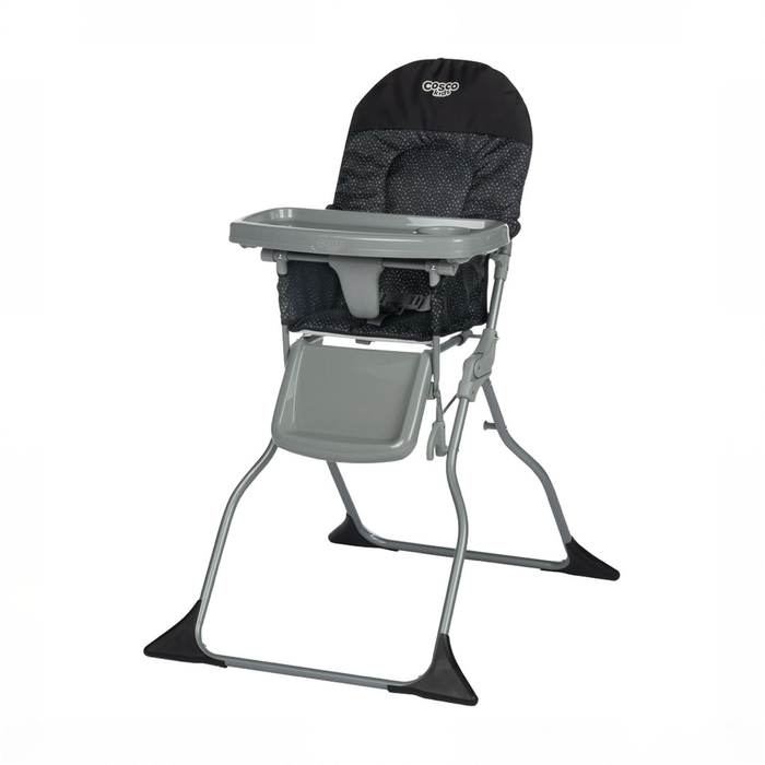 Shop Cosco Kids Simple Fold Highchair, Noir Dot at GoodBuy Gear