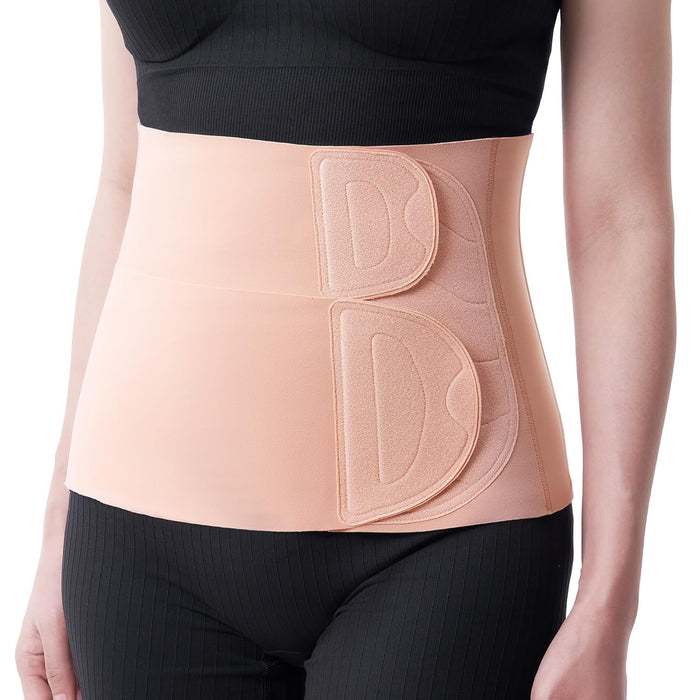 Momcozy Ergowrap Postpartum Belly Wrap, Oyster Pink, Standard Medium