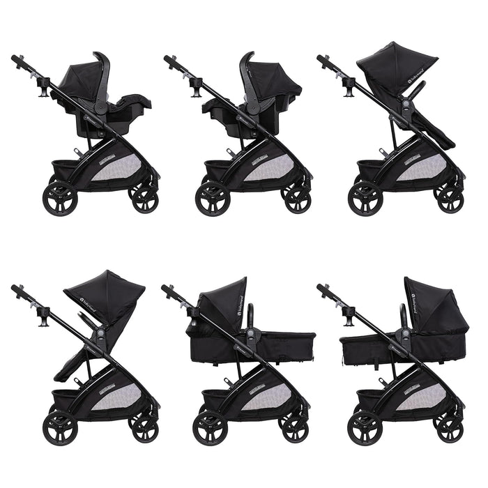 Baby Trend Passport Switch Travel System, 2025, Dash black