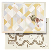 Shop Tiny Land Double-Sided Baby Playmat, Modern Zoo Oasis at GoodBuy Gear